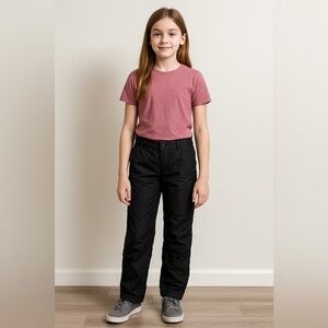 ✨4/$30 Columbia Girls Lightweight Black Pants Size Large 14